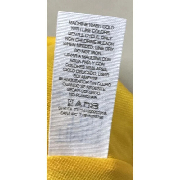 Mid Rise Bikini Bottom 1X‎ 16W-18W Marigold Ditsy Meadow Cinched Front NEW - Picture 4 of 4